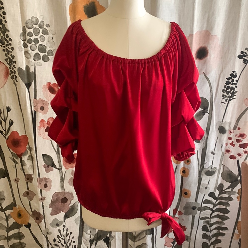 Red Vince Camuto blouse XL